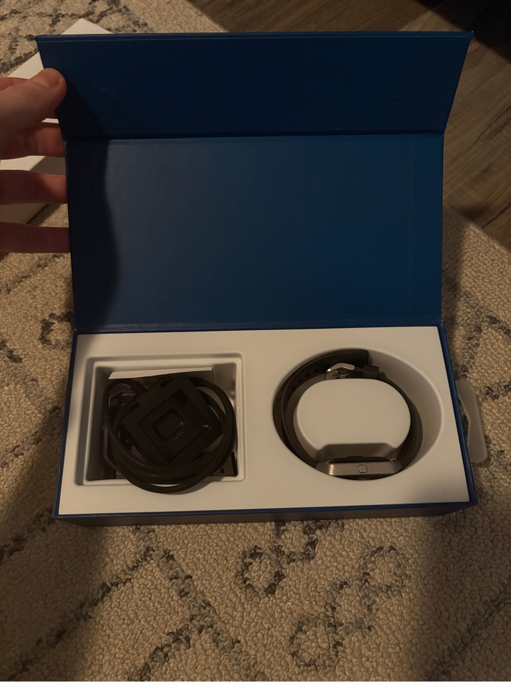 Fitbit Black Smartwatch with Charging Dock and Extra Fun Strap. OFFERS ACCEPTED